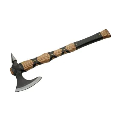 Hacha Pico Vikingo Funda De Cuero